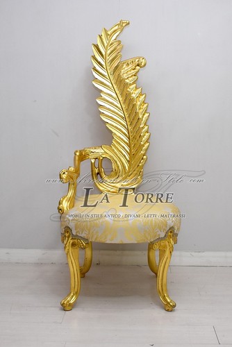 Fauteuil trône luigi - fauteuil, xv