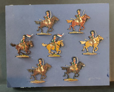 Plats d'étain Zinnfiguren flat tin double face Chevau-légers 1er  Empire