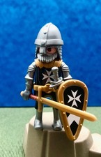 Playmobil Chevalier Knight Croisé Crusader Malte Moine Château Custom Vintage