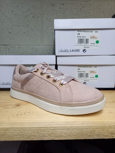 Baskets tennis cuir femme - cuir,