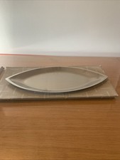 Plat service inox - inox, cm