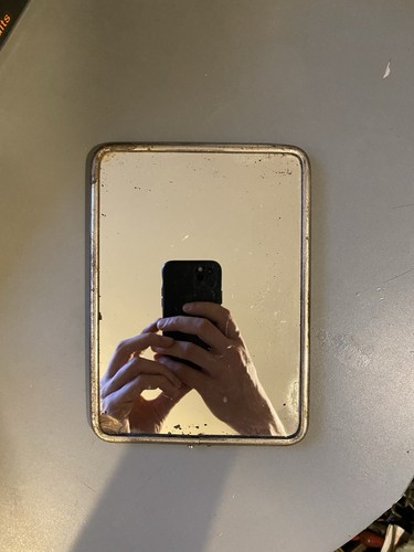 Ancien petit miroir mural