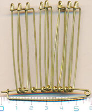 Epingles pour insignes, 60 millimètres, lot de 10 exemplaires (10160)