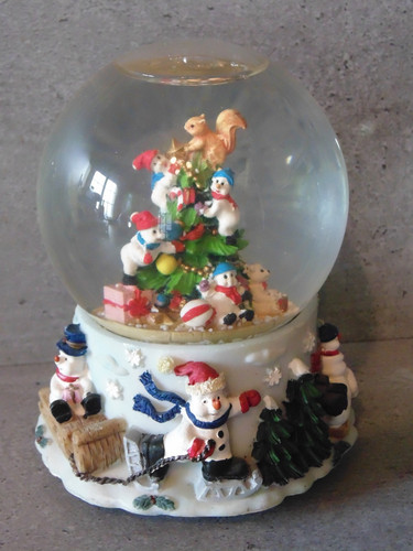 Boule neige noël - boule, à