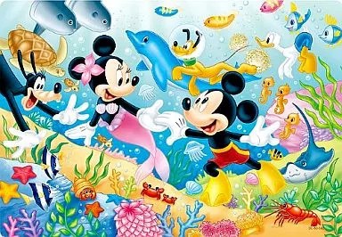 Puzzle nageons avec - nageons, les
