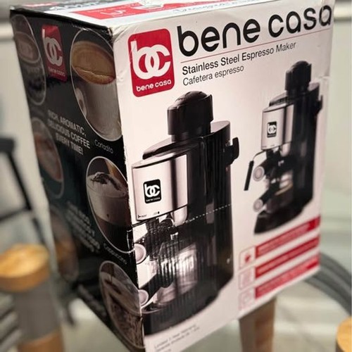 New box espresso machine - new, in