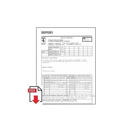 1987 ferrari service bulletin - service,