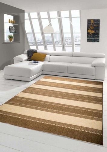 Tapis moderne tissu plat - moderne,