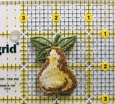 Pear Fruit Sew On Patch