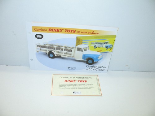 Fiche certif dinky toys - +,