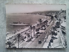 NICE Promenade des Anglais  voitures anciennes vintage cars  postcard  