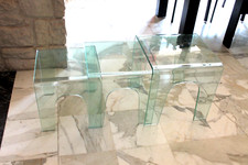 tables gigognes en verre design
