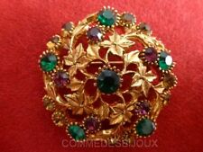 Broche "Rosace Feuillage Néo