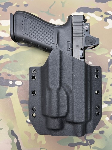Black kydex light holster - kydex, for