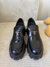 mocassins noir femme prada