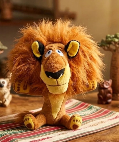 Peluche lion alex - lion, dessin