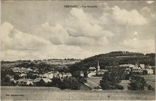 Cpa xertigny vue générale - cpa,