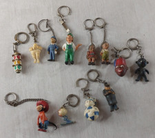 Lot d'anciens portes clés