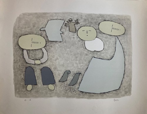 Youngsu paek lithograph signed - youngsu,