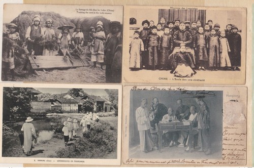 Chine cartes postales 1900 - chine, ,