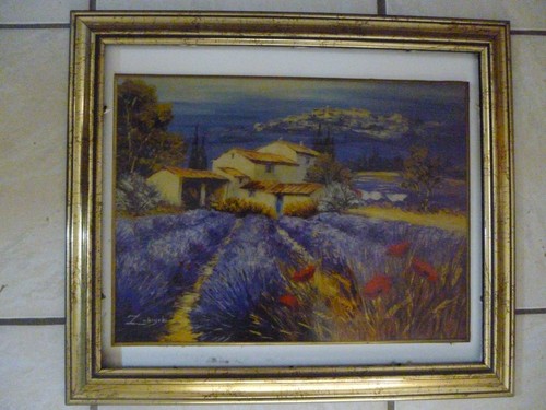 Tableau peinture signé