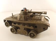 Joustra n° 10 Tank Tchad tôle lithographiée ancien 20 cm pour restauration