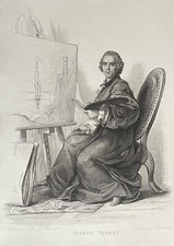 Joseph Vernet (1714-1789) peintre d'après  Guilleminot gravé par Baudran C 1860