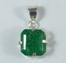 Pendentif certifié émeraude