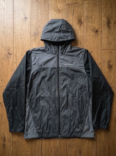 Veste columbia grise noire - veste,