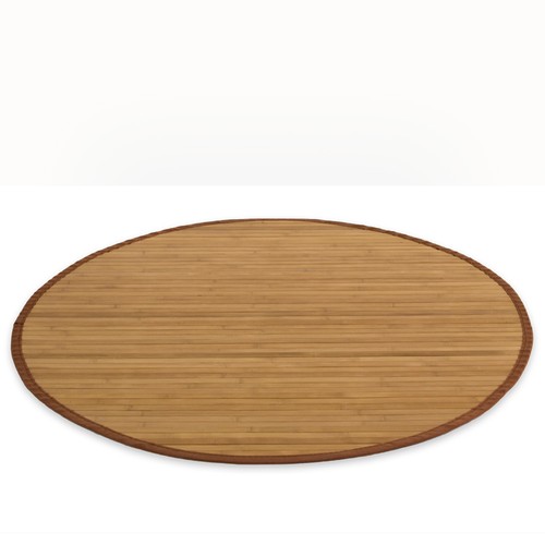 Tapis bambou cuisine salon - cuisine,