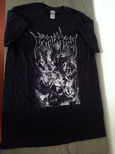 Immolation shirt noir taille - noir,