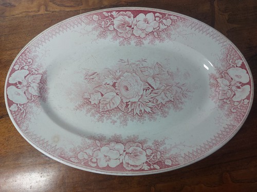 Plat ovale sarreguemines c - plat, u&c