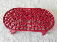 Ancien dessous de plat ovale