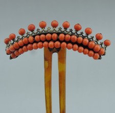 Ancien diadème Peigne à