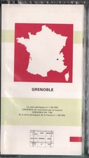 carte géologique à 1/50000 GRENOBLE n°178