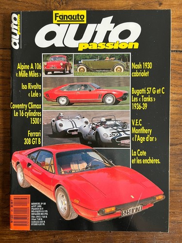 Auto passion août 1989 - 1989,
