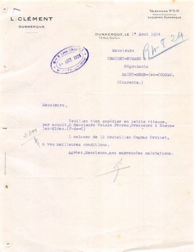 1924 clement dunkerque - 1924,