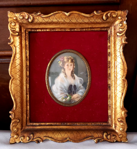 Peinture miniature duchesse - miniature,