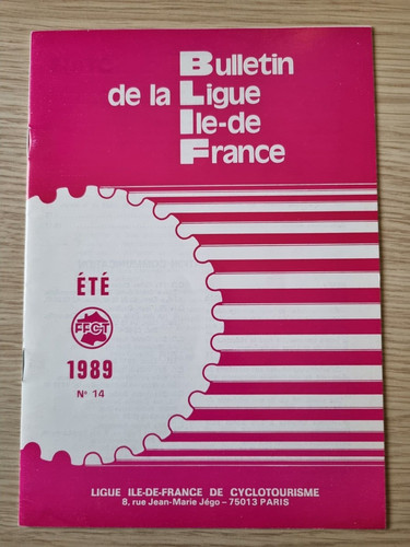 Bulletin ligue cyclotourisme - bulletin,