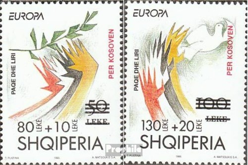Albanie 2784 2785 édition - 2784-2785, (édition