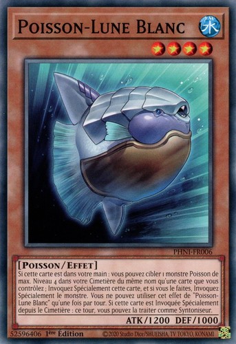 Poisson lune blanc - yu-gi-oh!,