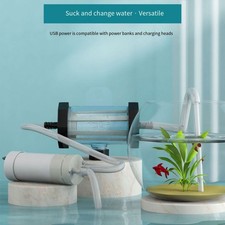 Nettoyeur d'aquarium USB pour système de changement de gravier et d'eau pour aq