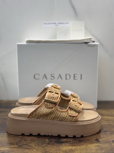 Sandales cuir tressé - en,