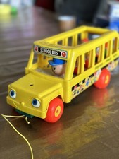 Fisher Price School Bus 1965 Jouet de notre Enfance