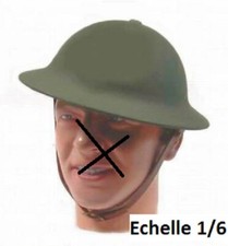 1/6 Battle Gear Toys 621 03 Casque US Doughboy + Liner OD - WWI 