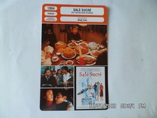 CARTE FICHE CINEMA 1994 SALE