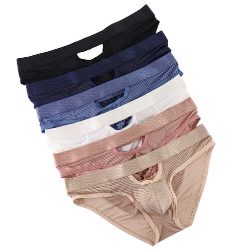 Slip homme maille - , rayée