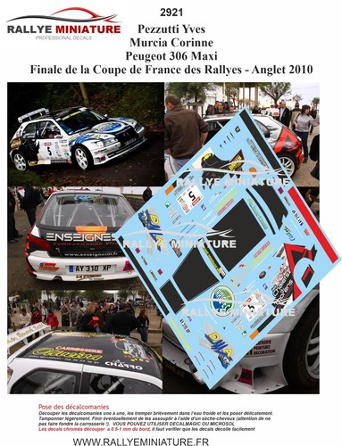 Decals ref 2921 peugeot - decals,