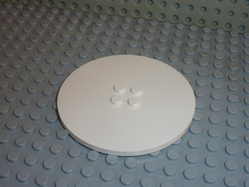 Round white tile - x, 8