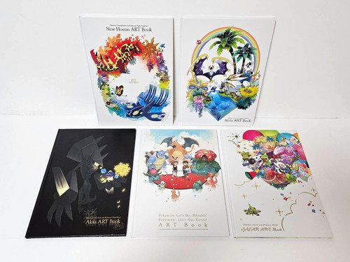 Lot livres art pokemon - 5, d'art